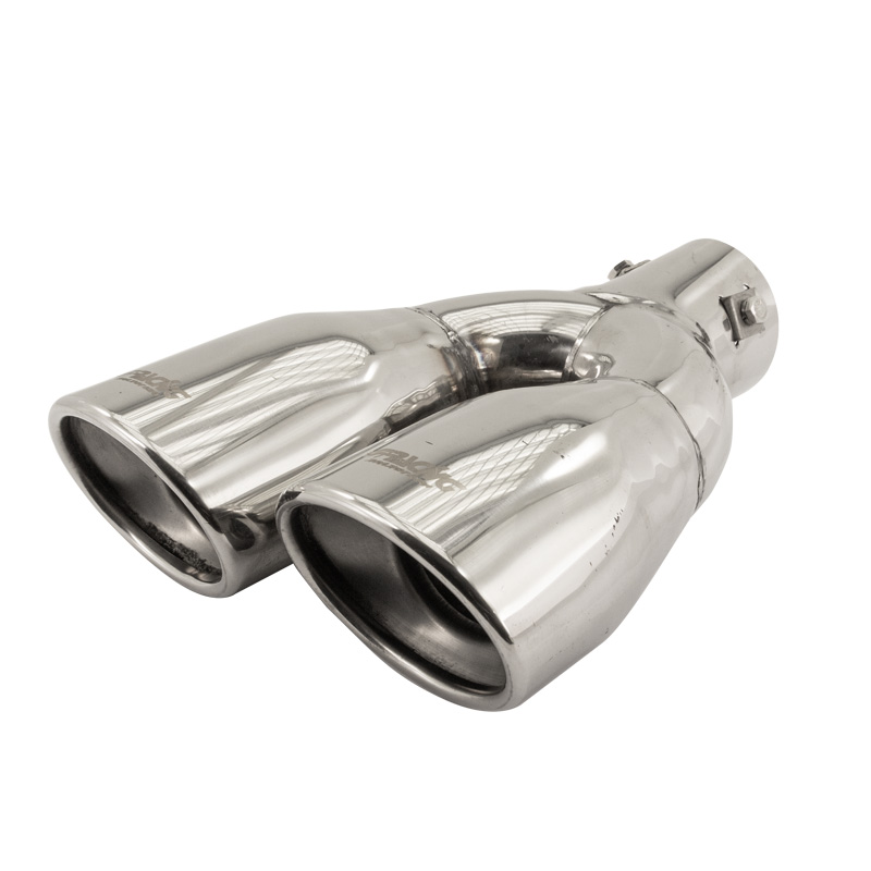 Simoni Racing Uitlaatsierstuk Dubbel Ovaal/Schuin RVS - 167x67xL220mm - Montage 37->68mm - Rechts Simoni Racing Uitlaatsierstuk Dubbel Ovaal/Schuin RVS - 167x67xL220mm - Montage 37->68mm - Rechts